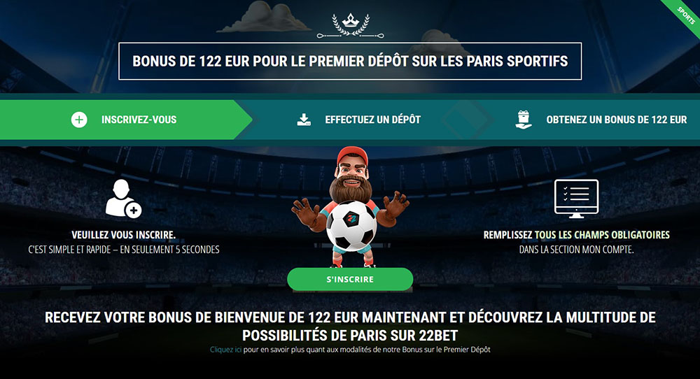 22Bet Sports Bonus
